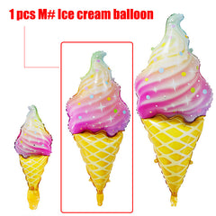 Ice Cream Balloon Toys in 3 Sizes for Party Wedding Birthday Celebration