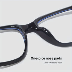 ZanyLen Men's Anti-Light Glasses Large Frame with Case & Cloth & Bag