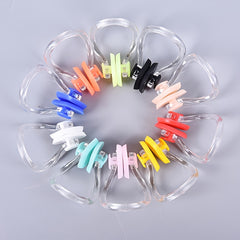 10pcs Random Silicone Swimming Nose Clip