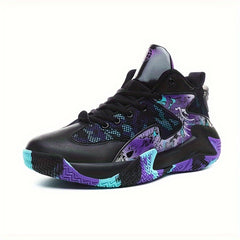 Men's Plus Size High Top Basketball Shoes - Non Slip & Durable
