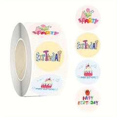 200pcs Cartoon Birthday Blessing Sticker Decorative Label Decoration