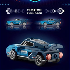 1000pcs Sports Car Building Blocks Model Racing Car Models Set ABS Material