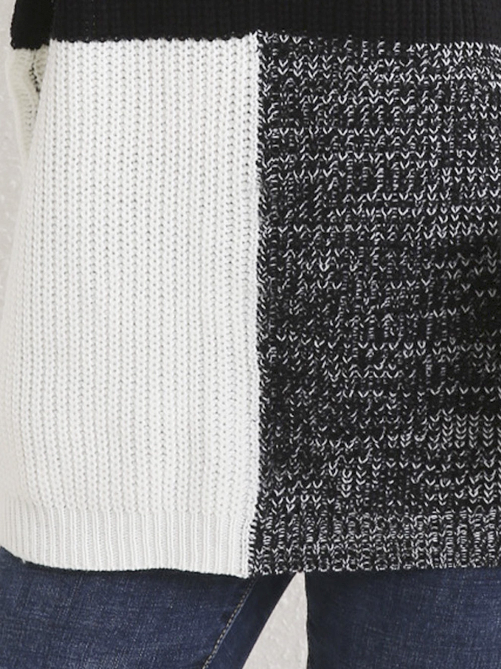 Block Drop Shoulder Sweater Women's