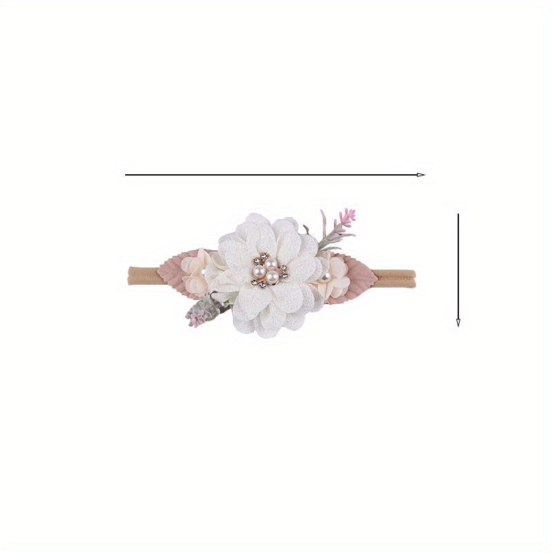 Cute Boy Elastic Hair Band Head Flower Toddler Headband Kids