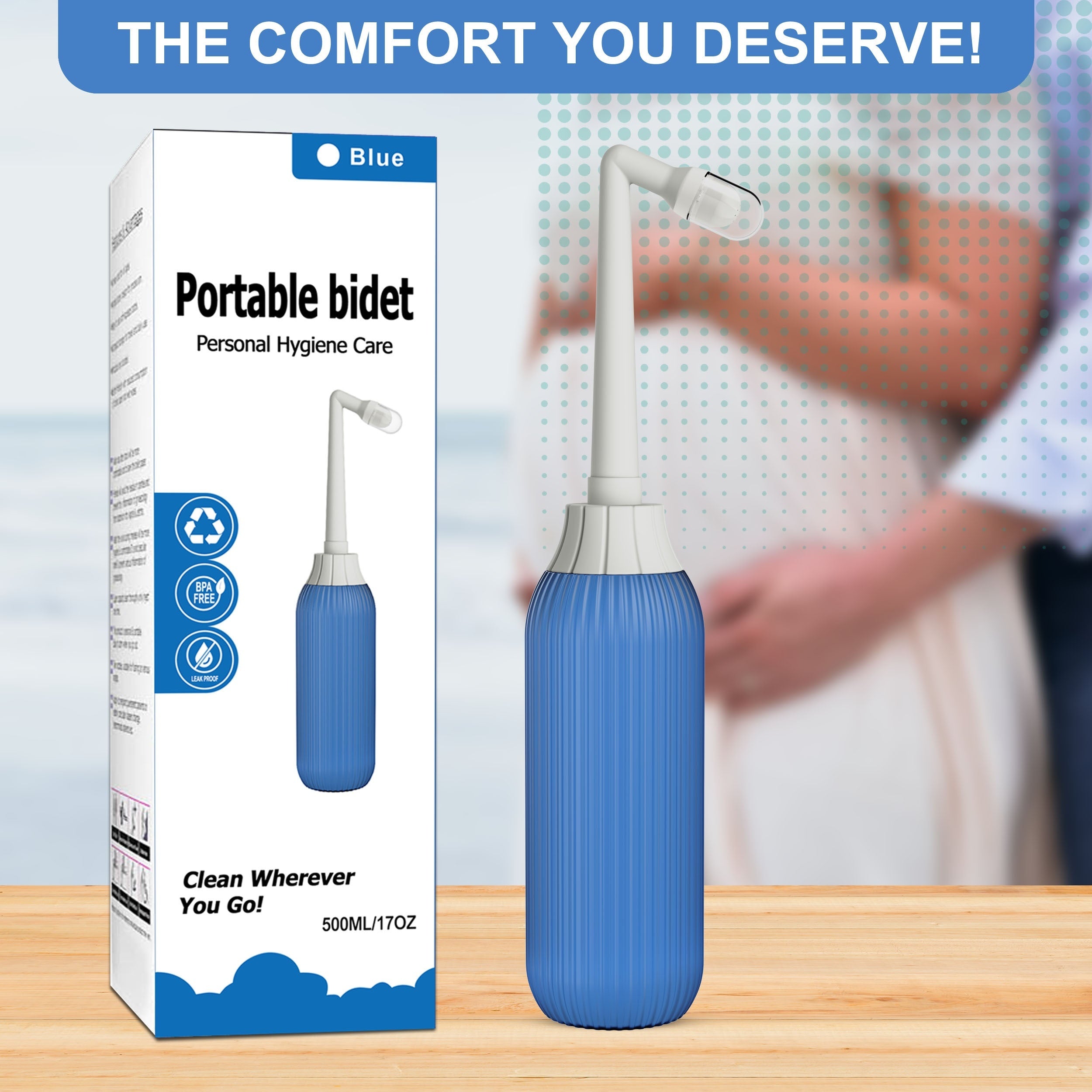 500ml Household Bidet Vagina Washer Portable Ass Washing Artifact