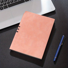 A5 Sheep Soft Leather Notebook Pen Type