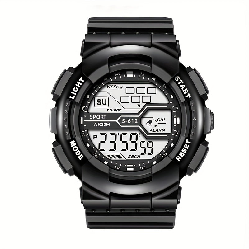 Waterproof Digital Watch for Boys with Luminous Display