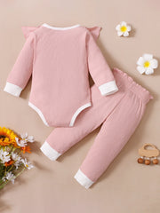 Cute Romper & Bow Set for Baby Girls - Summer Style