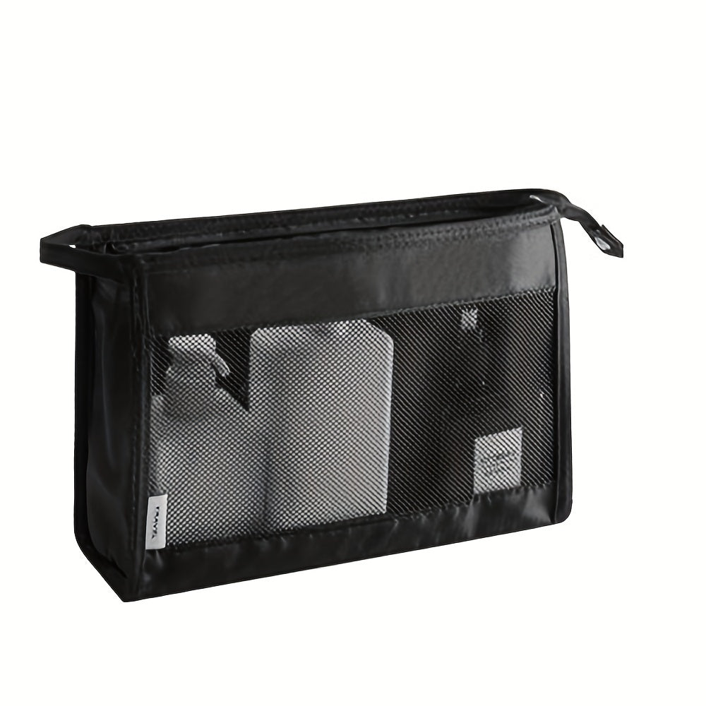 Portable Mesh Cosmetic Bag Makeup Storage Bag For Travel