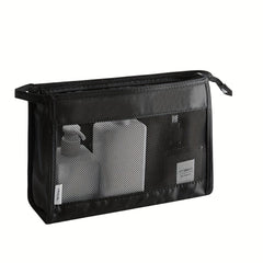Portable Mesh Cosmetic Bag Makeup Storage Bag For Travel