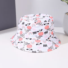 Cow Print Bucket Hat Sunscreen Fisherman Cap