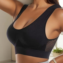 Comfy Wireless Bra Hollow Out Stretch Intimates Breathable Lingerie