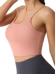 Pink Yoga Fitness Sports Tank Top Women's Activewear