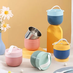 Stainless Steel Insulation Cup Bento Box with Spoon