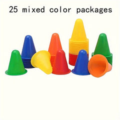 25pcs Windproof Road Barrier Flexibility Training Pile with Hole