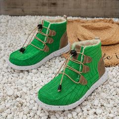 Women's Thickened Warm Snow Boots - Non slip Casual