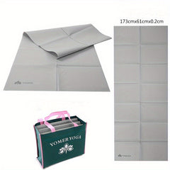 Thick Portable Folding Yoga Mat for Travel & Students