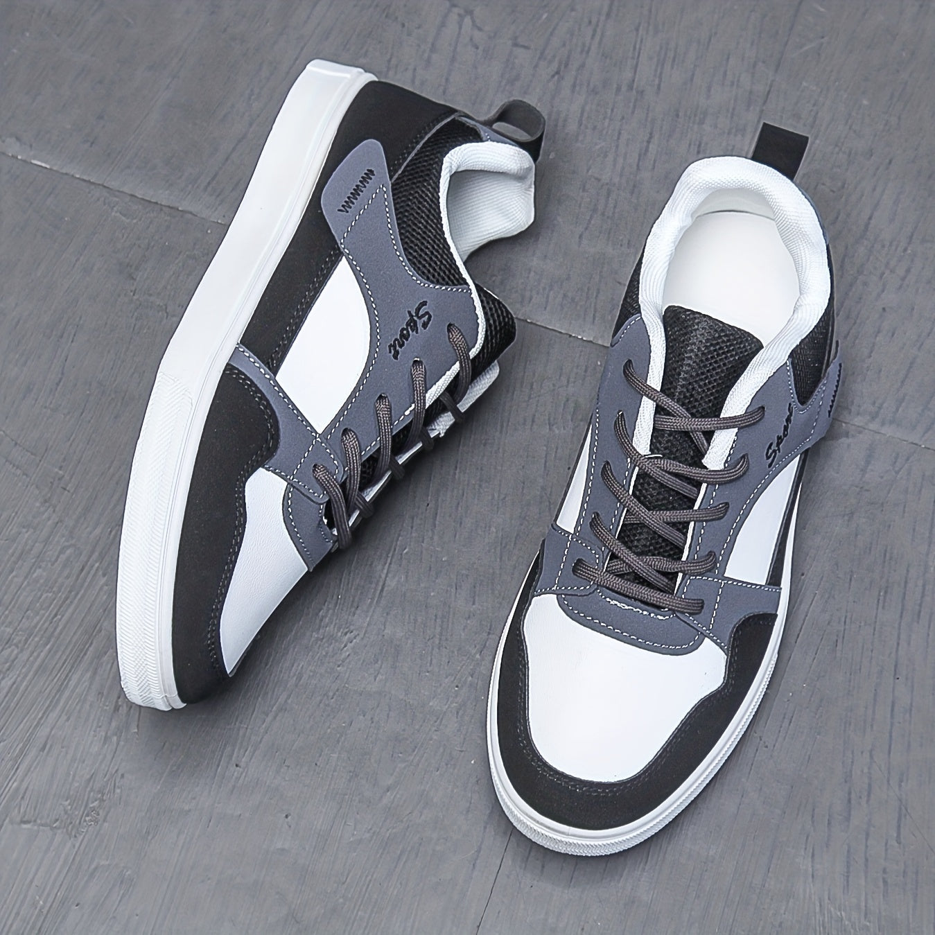 Men's Slip Resistant Lace Up Skate Shoes
