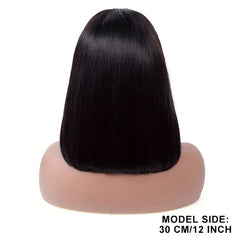 HD Lace Short Bob Wig 150 Density Human Hair Glueless Closure Wig