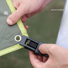 6pcs Outdoor Tent Canopy Windproof Fixed Clips Plastic Clip Safety Buckle