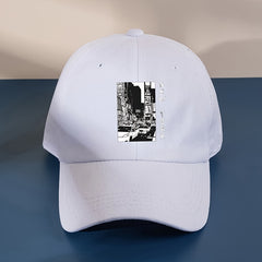 Cartoon York Baseball Cap Solid Print Casual Sun Hats Man Unisex Dad Hat