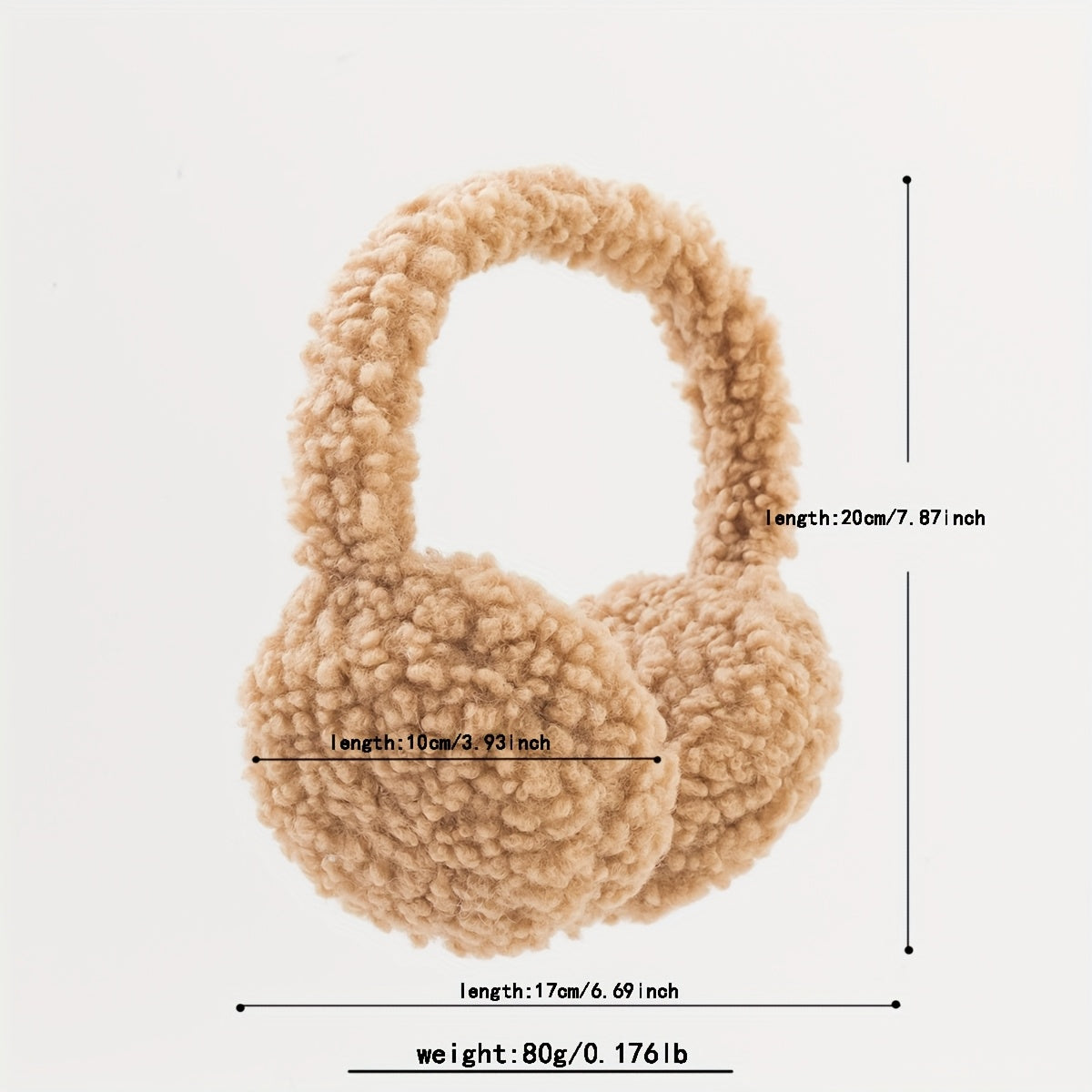 Women's Winter Ear Warm Covers Soft Faux Fur Lightweight Fits All Ear Sizes