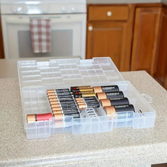 1pc Organizer Storage Case For AA AAA C D 9V Portable Protection Storage Box