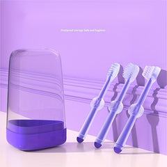 3pcs Silicone Pet Toothbrush Oral Cleaning Kits for Cats and Dogs