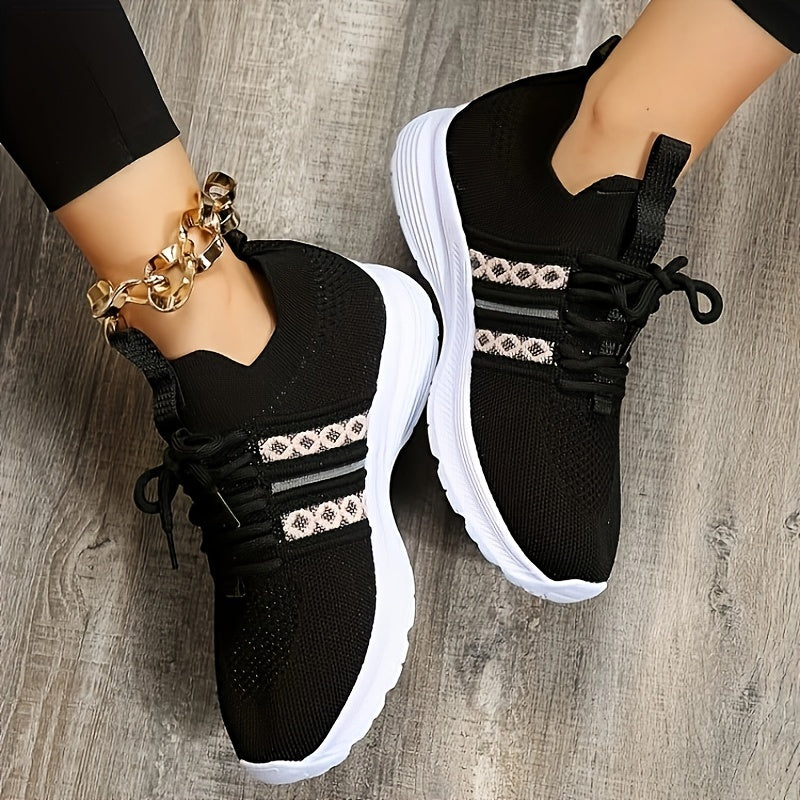 Women's Mesh Breathable Running Shoes - Comfortable Sports Shoes