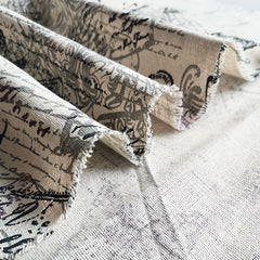 1pc Printed Cotton Linen Fabric DIY Quilting Sewing Sofa Curtain Bag Cushion Mat