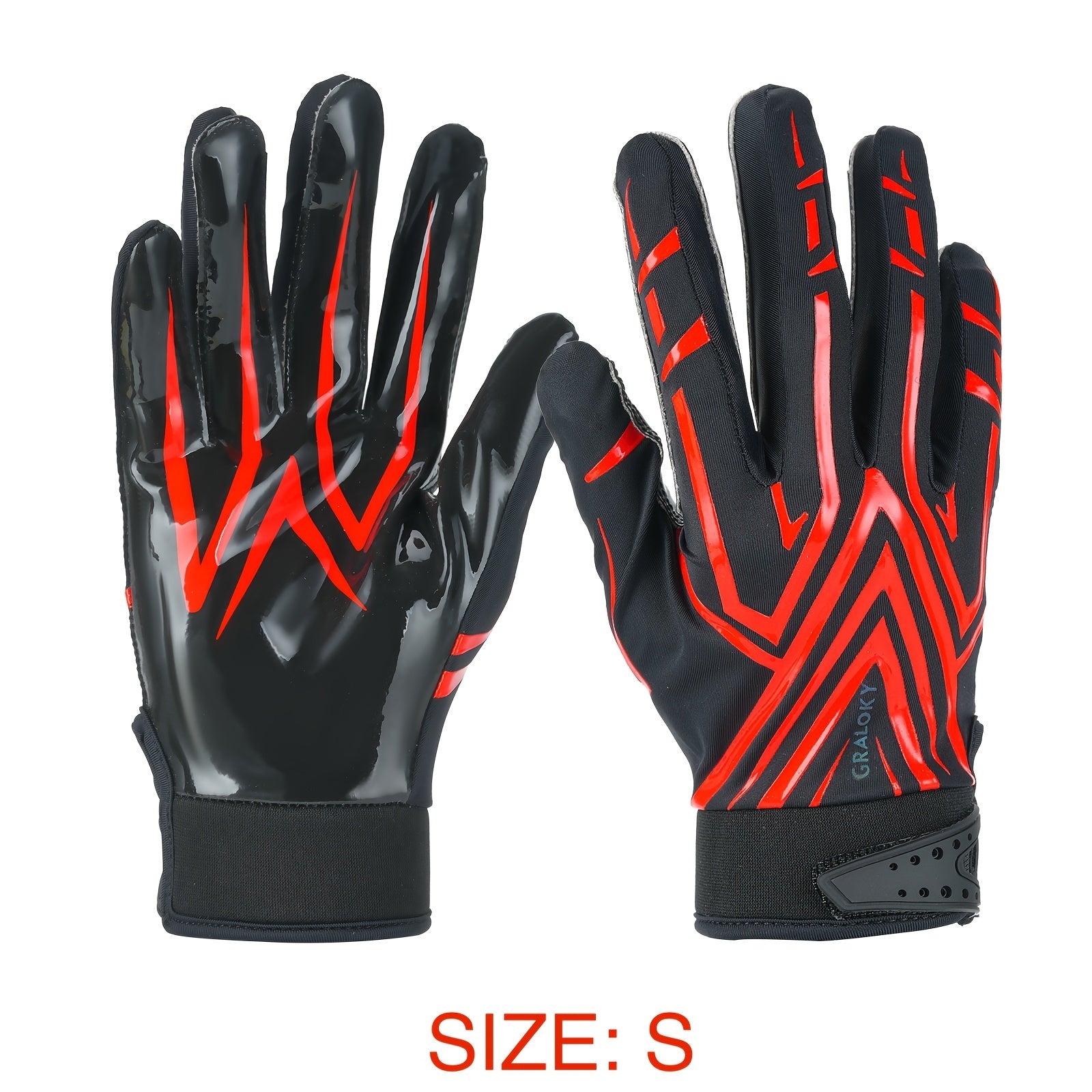 Teenagers Football Gloves Sticky Goalkeeper Gloves Silicone Grip Sports Gloves
