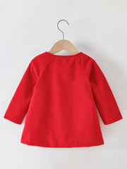 Cotton Jacket for Baby Girl 2-5 Years Double Breasted Button Winter Coat