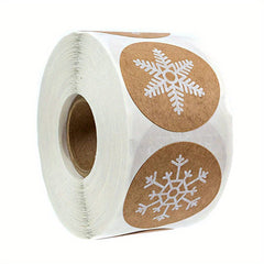 500 Christmas Snowflake Stickers for Scrapbooking & Stationery