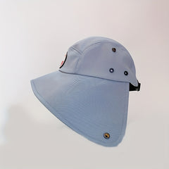 Wide Brim Visor Hat Cotton UV Protection Sun Hat