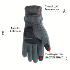 Touch Screen Thermal Knit Winter Gloves for Men and Women