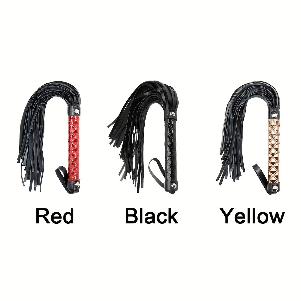 Leather Riding Training Whip Without Sliding