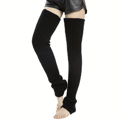 Thick Knit Leg Warmers Women Winter Leg Sleeves Autumn Winter