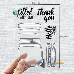Transparent Silicone Stamp For DIY Decorative Scrapbooking