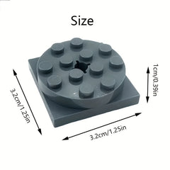 10pcs Rotatable 4x4 Turntable Base with Smooth Surface for Kids Educational Toy
