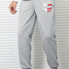 SMILE Men's Drawstring Sweatpants with Pocket