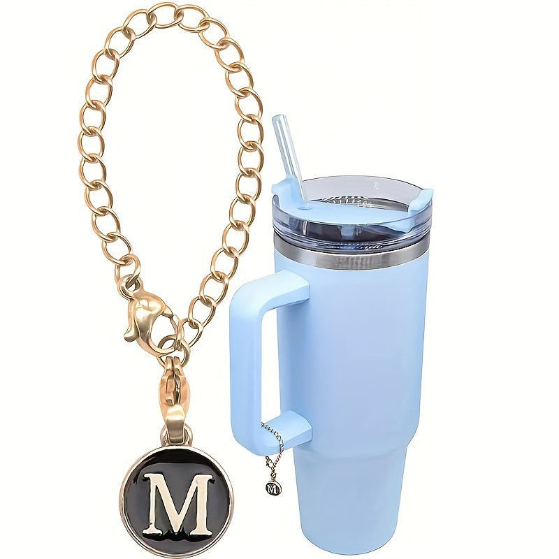 Letter Charm Decoration for Water Bottle Cup Pendant