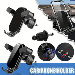 Gravit Car Phone Holder 360 Rotation Air Vent Mount Hook Stand