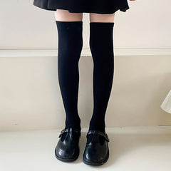 3 Pairs Girls Kids Over the Knee Stockings Block Calf Socks