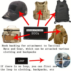 Creative Hook And Loop Embroidered Patch for Backpack Pants Clothes Shoes