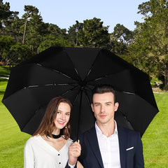 Wind Resistant 3 Fold Auto Umbrella 12 Bones Big Umbrella