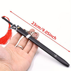 Decorative Sword Alloy Weapon Anime Sword Blade Keychain