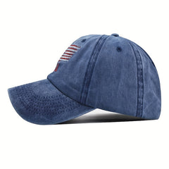 American Flag Baseball Cap Classic Hat Adjustable Trucker Unisex Headwear