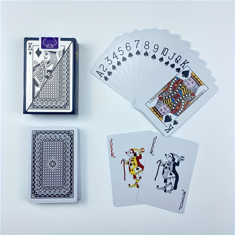 Waterproof Plastic Playing Cards 5.8X8.2in, Foldable & Washable