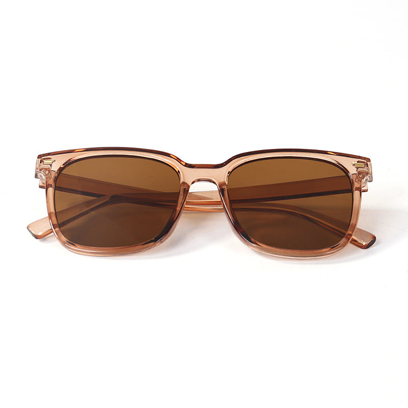 Cat Eye Sunglasses Square Frame Rivet Decor UV400