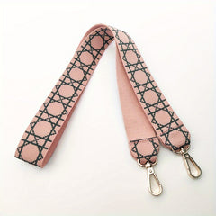 Geometric Pattern Bag Strap Underarm Bag Replacement Strap